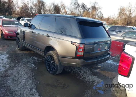 2016 Land Rover Range Rover 5.0L V8 Supercharged из США, поврежденный, VIN SALGS2EF4GA264286